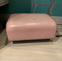 Pink Art Deco Stool